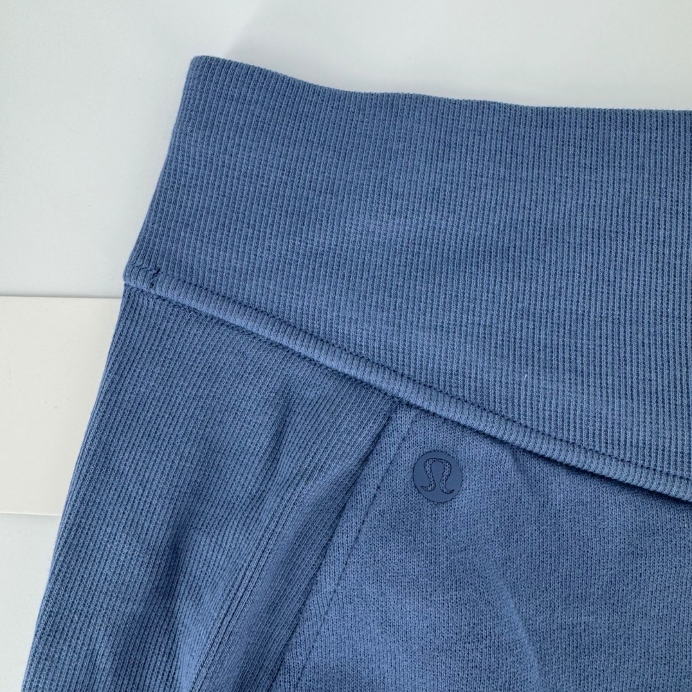 Lululemon Scuba HR Mini Skirt Blue Women's Size L High Rise NWT - Picture 3 of 6